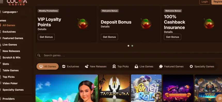 Cocoa Casino free spins